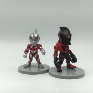 10pcs/lot 5CM Anime Ultraman Figure Toys Jack Tiga Seven Orb Geed Belial Anime Model Toys Gifts #3