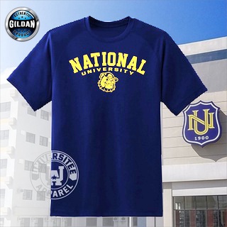 【HOT SALE】National University Bulldogs NU Shirts UAAP Shirt pure cotton t-shirt  clothes summer cod #4