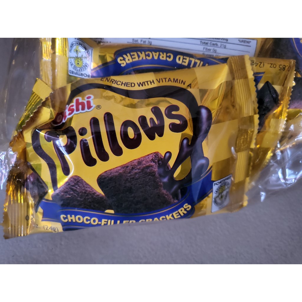 Oishi Pillows Choco 10pcs (24g) Shopee Philippines