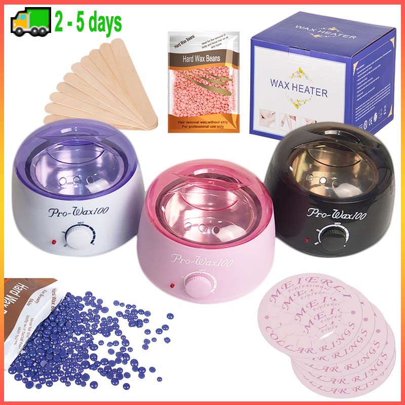 wax hair removal heater set Wax Warmer SPA waxing kit Hard wax beans Applicable to the armpit