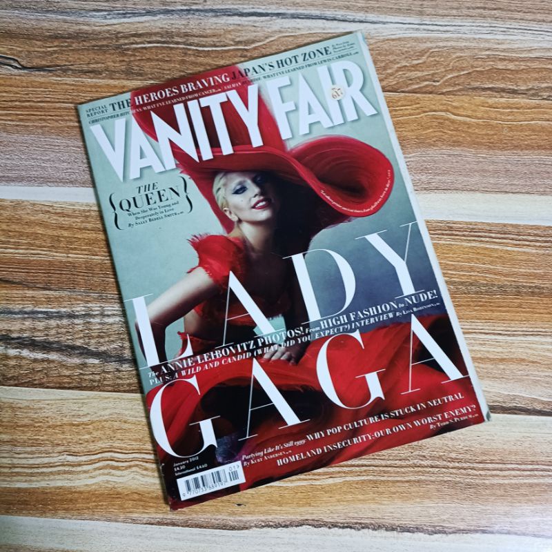 VANITY FAIR LADY GAGA (JANUARY 2012) Shopee Philippines