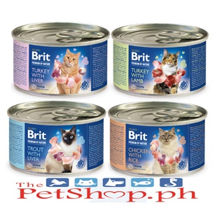 NEWCOD❀❒Brit Premium by Nature Canned for Cats 200g