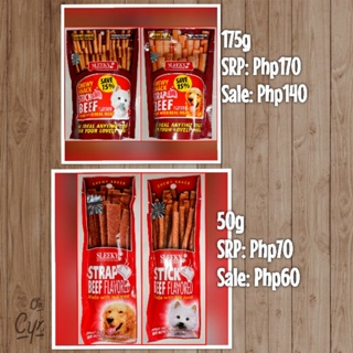 ♗Sleeky Chewy Snack (Stick/Strap) Dog Treats Available in 50g & 175g