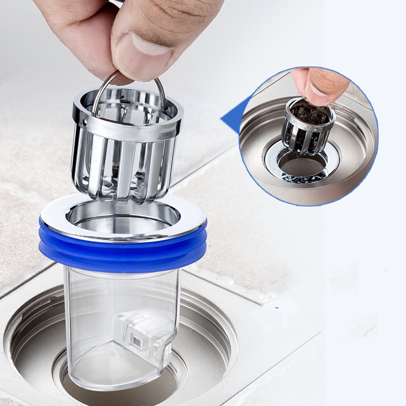 Floor Drain Core Silicone Shower Floor Drain Plug Insect Proof Odor ...