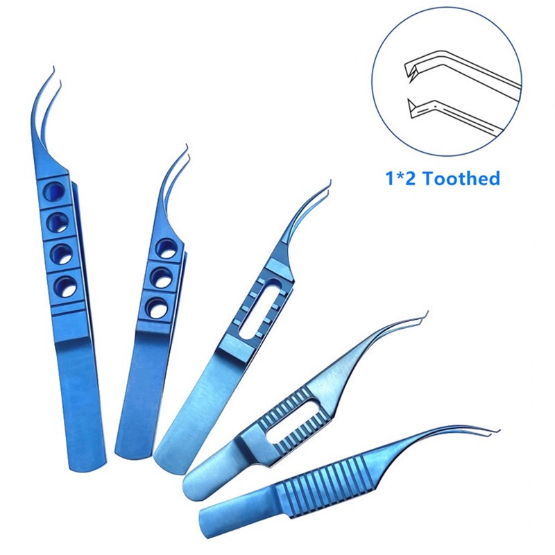 Toothed Forceps Ophthalmic Forceps Titanium Colibri Beaked Tweezers Eye Ophthalmic Surgical