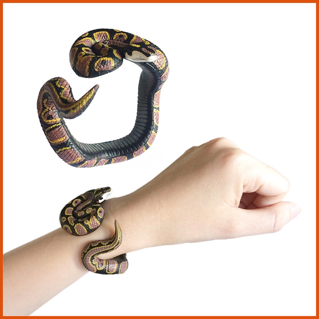 Snake Bracelets For Men Boa Bracelet Toy Snake Wristband Scary Snake ...