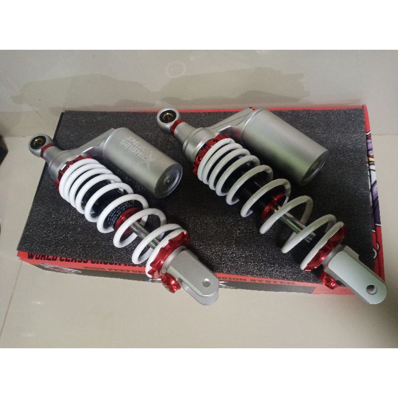 SMOK SEISMIC SHOCK ABSORBER NMAX V2 WHITE SILVER 305mm Shopee Philippines