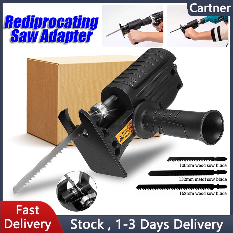 Portable Reciprocating Saw Adapter Converter Modified Electric Drill