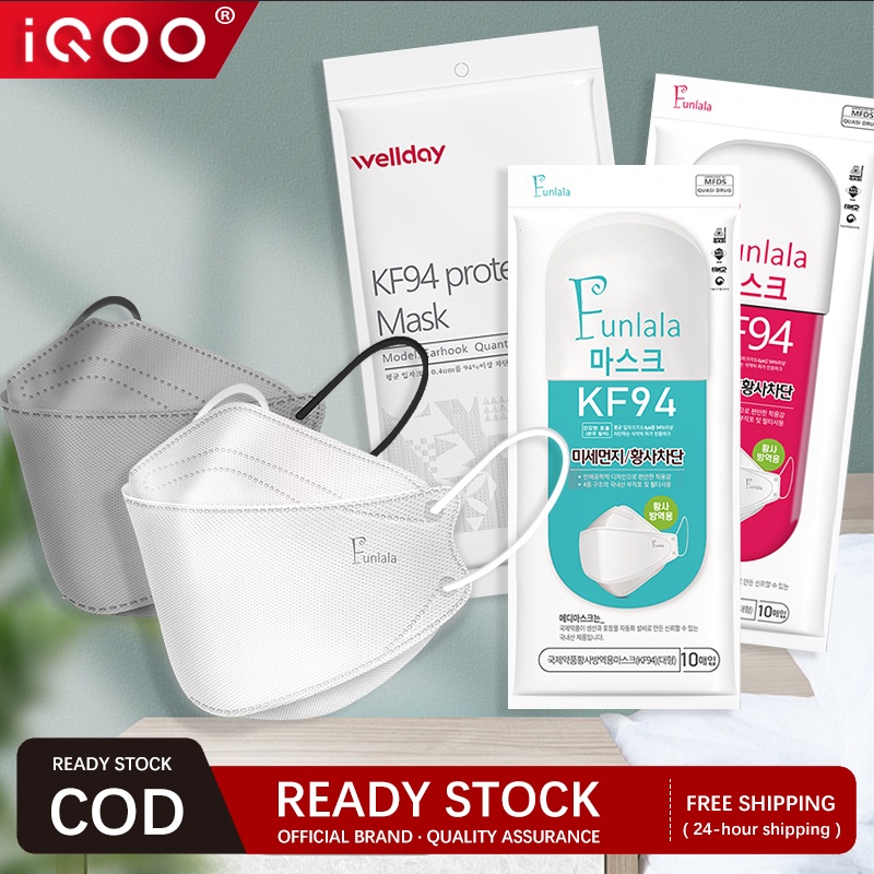 KF94 mask original 50 pcs korea KF94 Respirator Face Mask Reusable