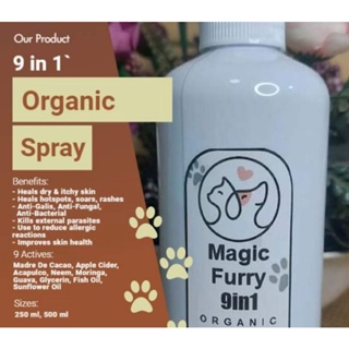 sunflower oil 9 in 1 Magic Furry Spray-Pet Skin Problem Solver (w/sunflower oil)