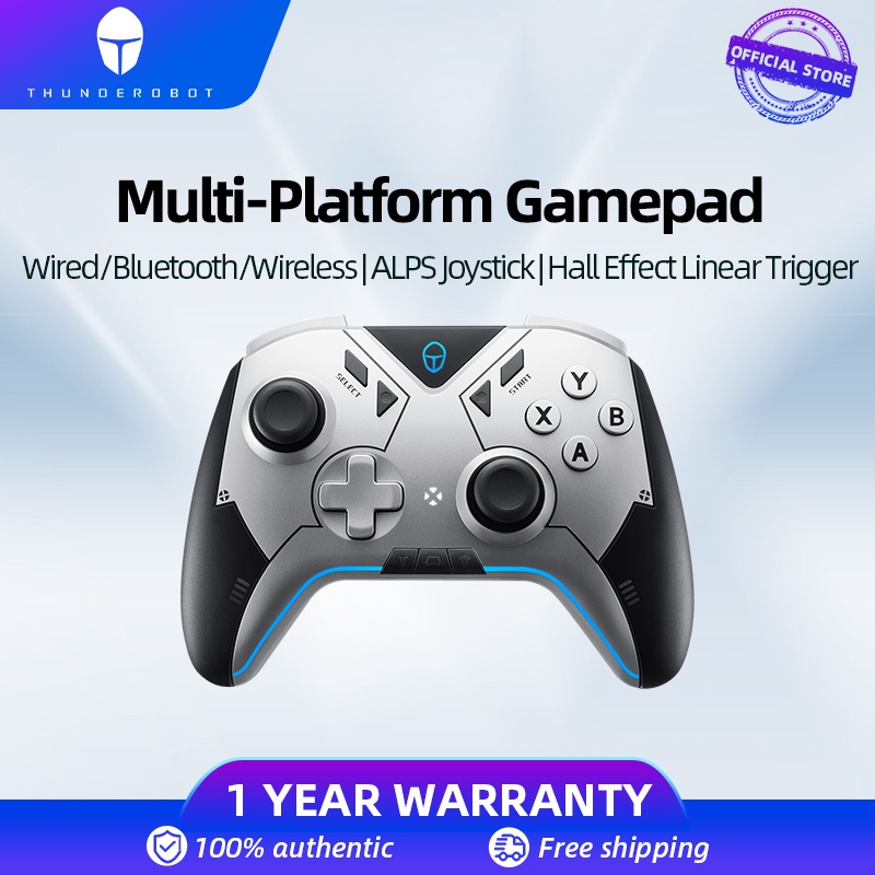 ThundeRobot G60 Gamepad Controller Wired/Bluetooth/Wireless 3 Modes Controller Supports Multi