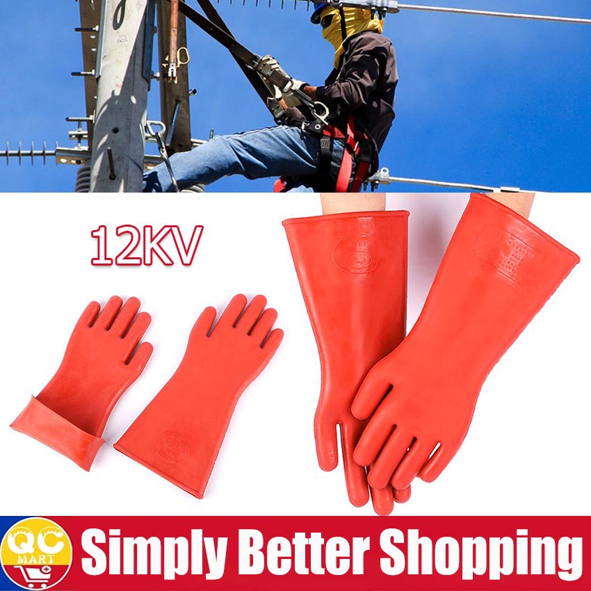 Antielectricity Protect Rubber Gloves Professional High Voltage