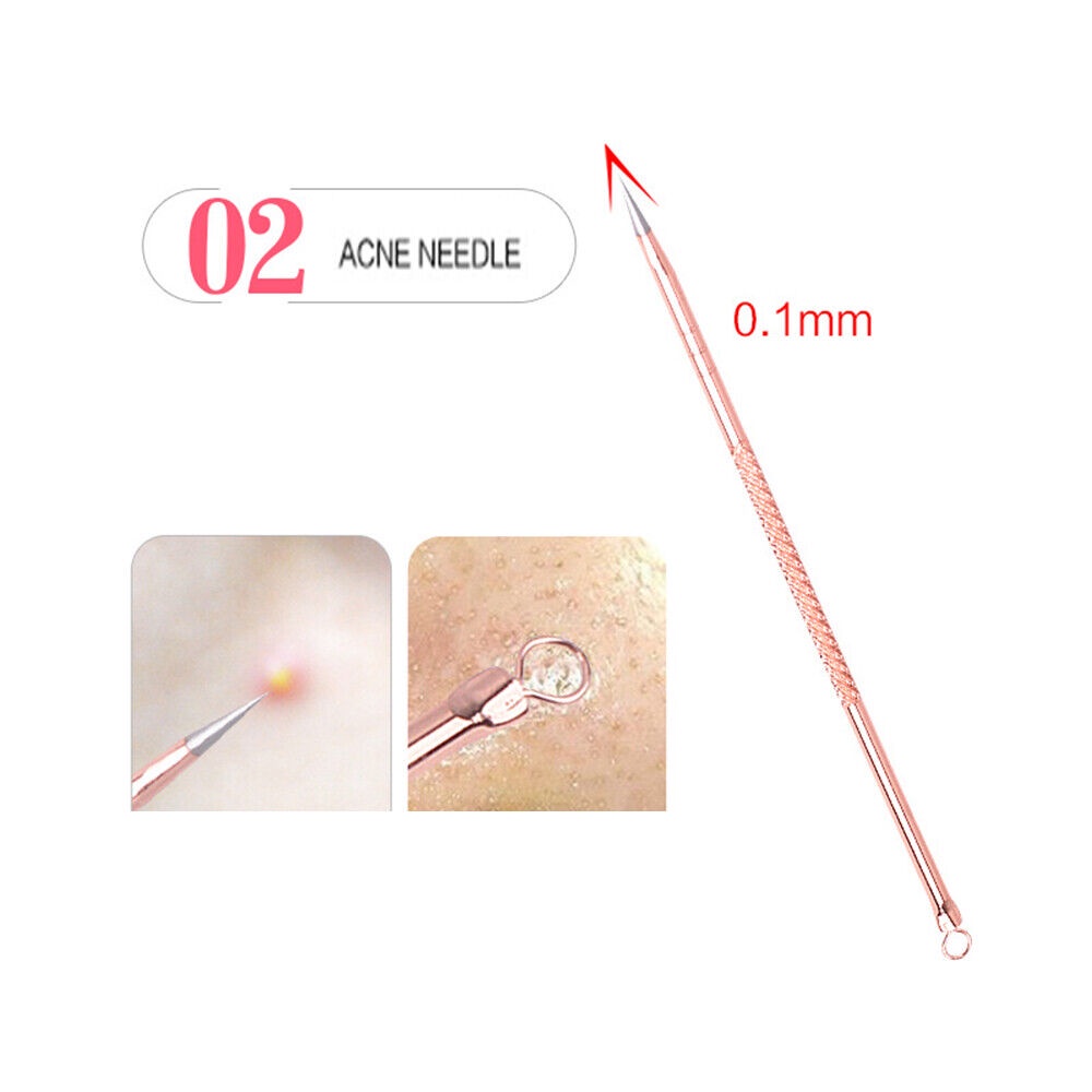 『Low Price Sale Clearance』4pcs/set Acne Blackhead Remover Black Spot Pimple Blemish Facial Cleaning Comedone Tool Kit