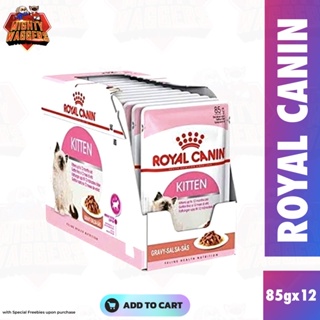 COD Royal Canin Kitten Wet Food Pouch 85g x 12 packs