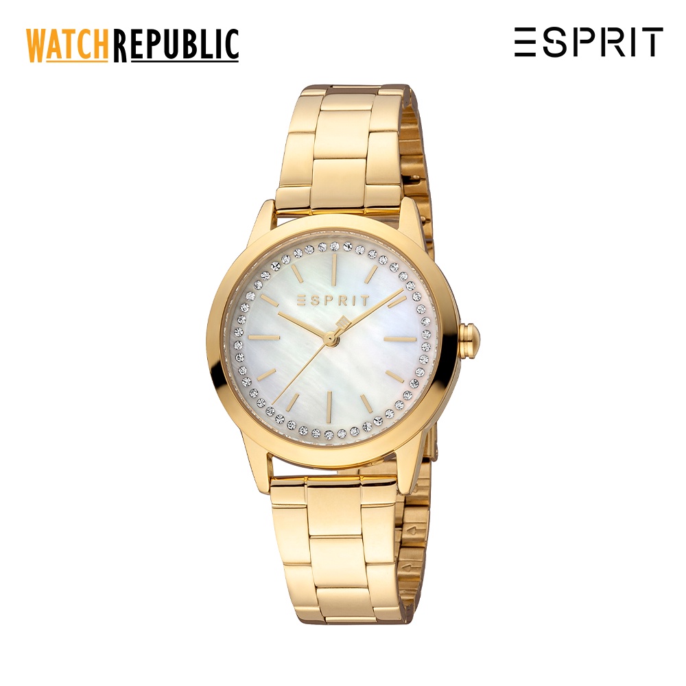Esprit Vaya Gold Stainless Steel Analog Quartz Watch For Women