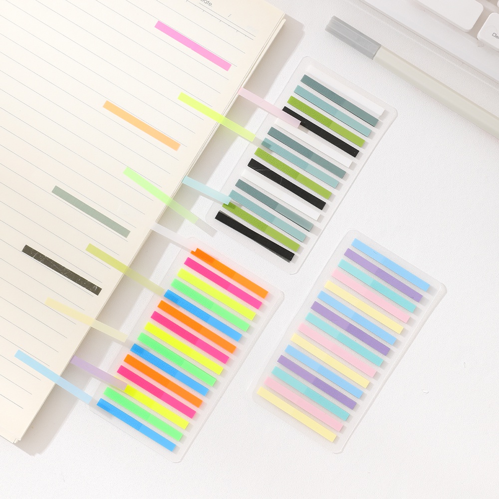 Imoda Ins Style Sticky Notes Extremely Thin Narrow Fluorescent