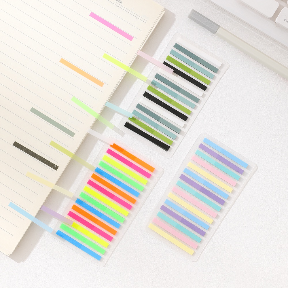 Imoda Ins Style Sticky Notes Extremely Thin Narrow Fluorescent ...