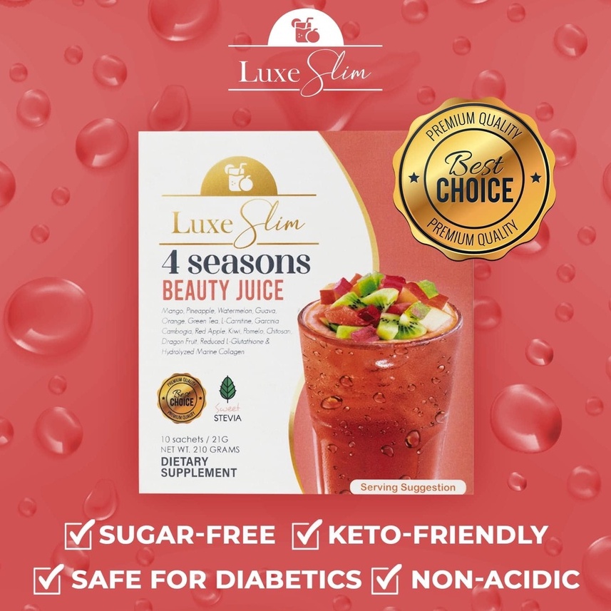Luxe Slim 4 Season Beauty Juice Dietary Supplement Shopee Philippines