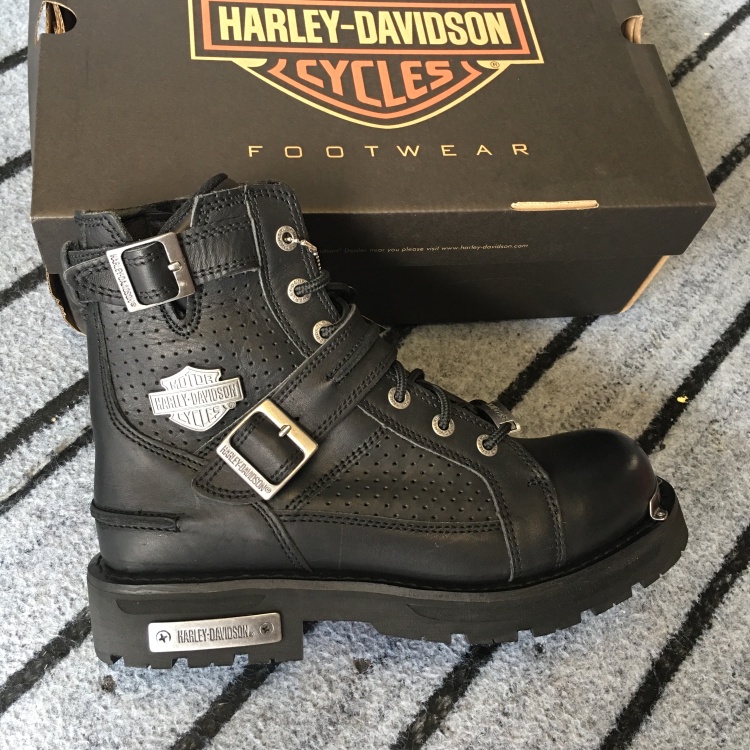 harley davidson zip up boots