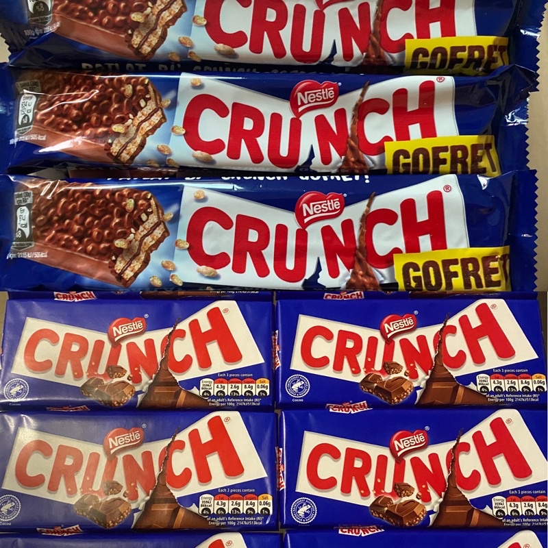Nestle Crunch Bar 100g and Gofret Crunch 30g Shopee Philippines