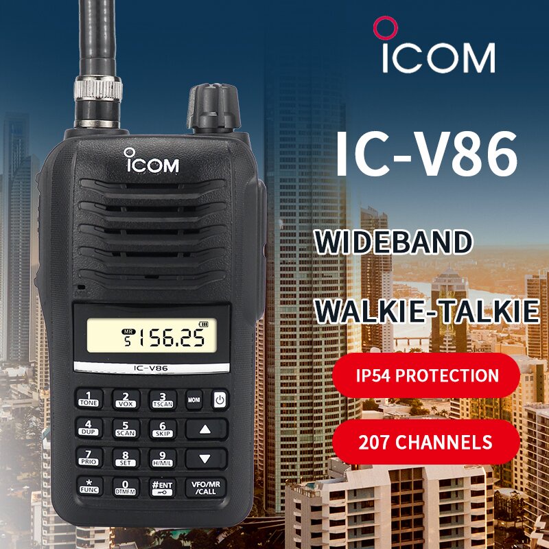 V86 VHF 7 Watts FM Portable Handheld Transceiver walkie talkie Two