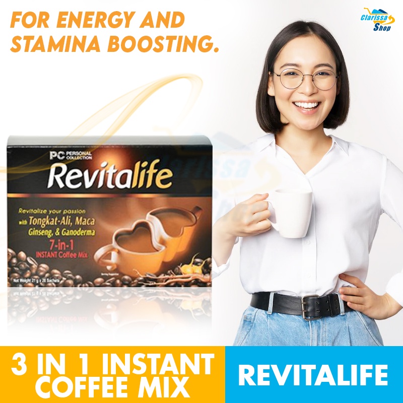 Personal Collection Revitalife 7in1 Instant Coffee 20Sachets Boost