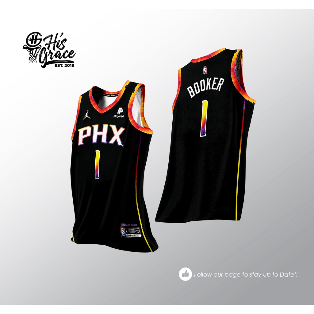 2023 Phoenix Suns Statement Full Sublimation Hg Jersey 