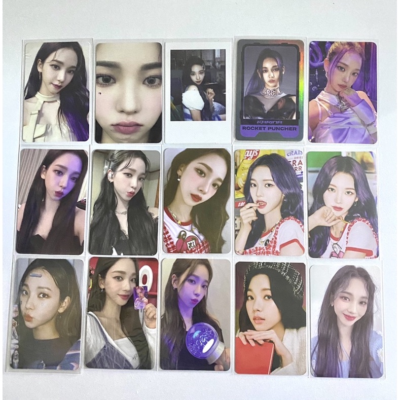 KARINA AESPA PHOTOCARDS SET OFFICIAL PCS | Shopee Philippines