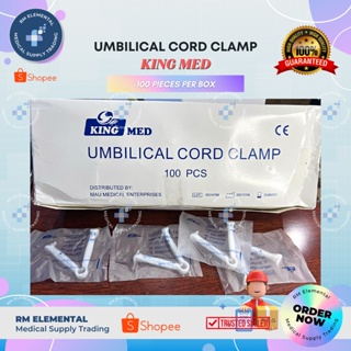 Disposable Umbilical Cord Clamp KING MED Box of 100pcs SOLD AS PER BOX