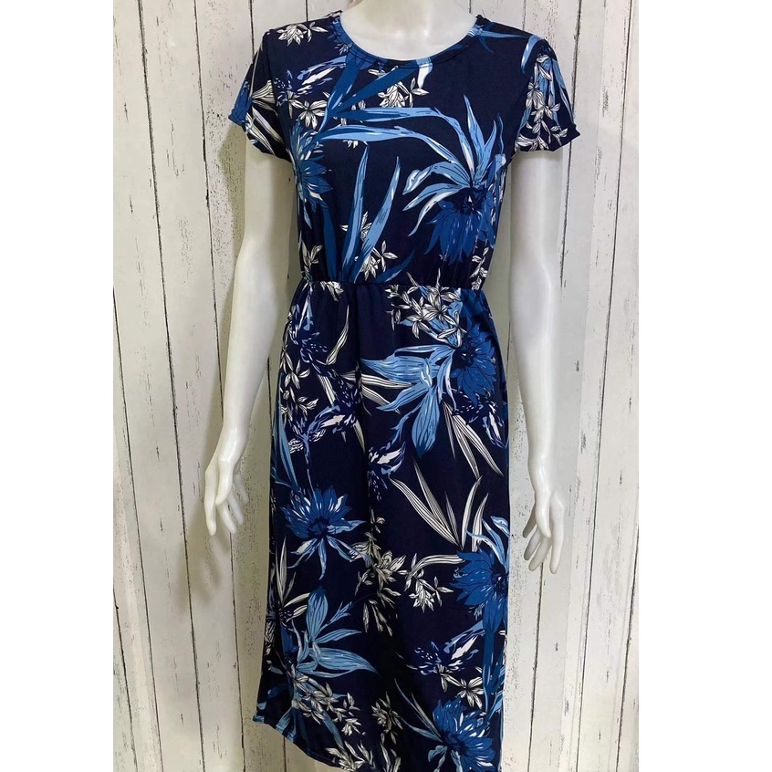 LONG Daster Pambahay/Buntis dress. Short Sleeve | Shopee Philippines