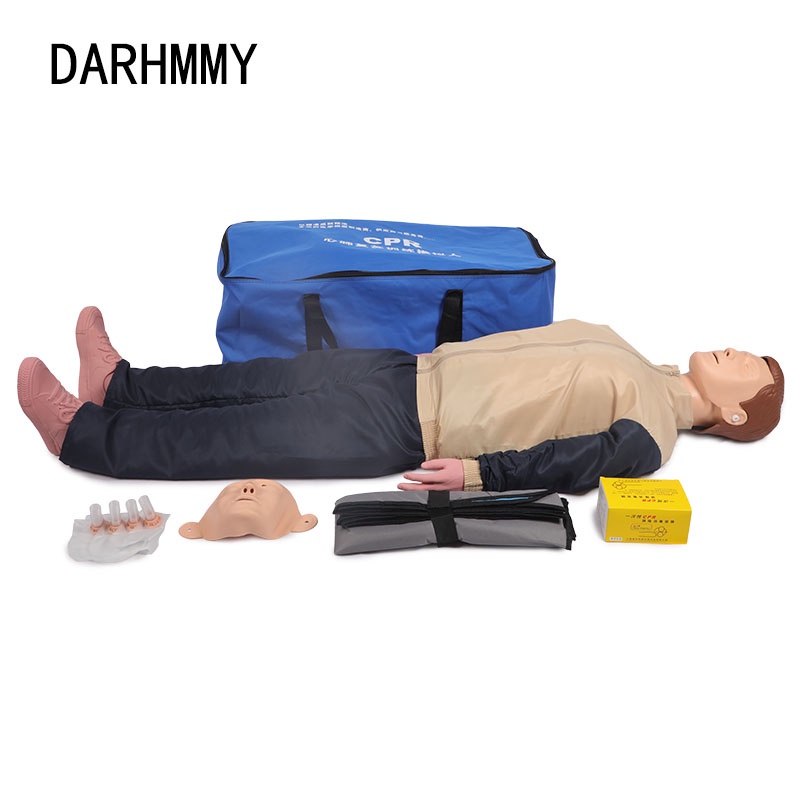 DARHMMY Full body CPR Simulator Artificial Respiration Training Dummy