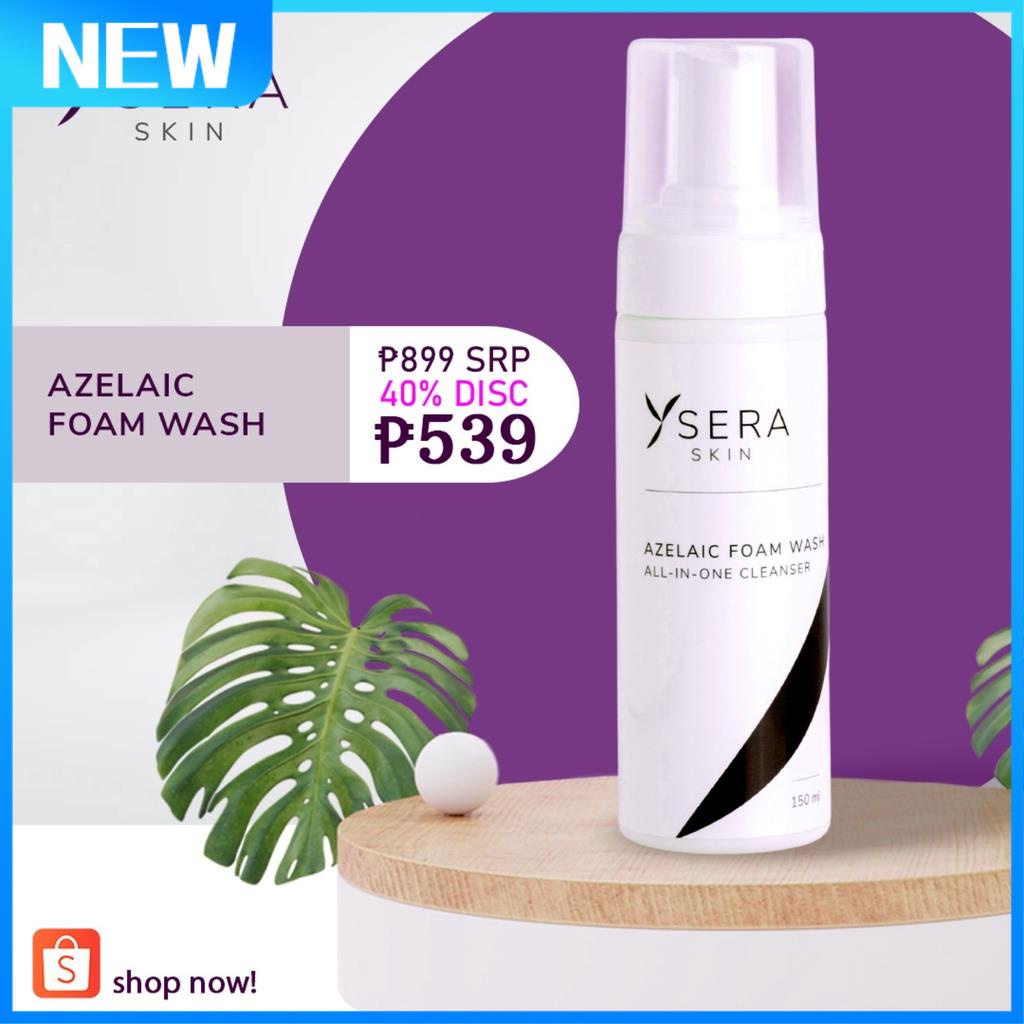 facial cleanser scrubs YSERA SKIN Azelaic Foam Wash All-In-One Cleanser