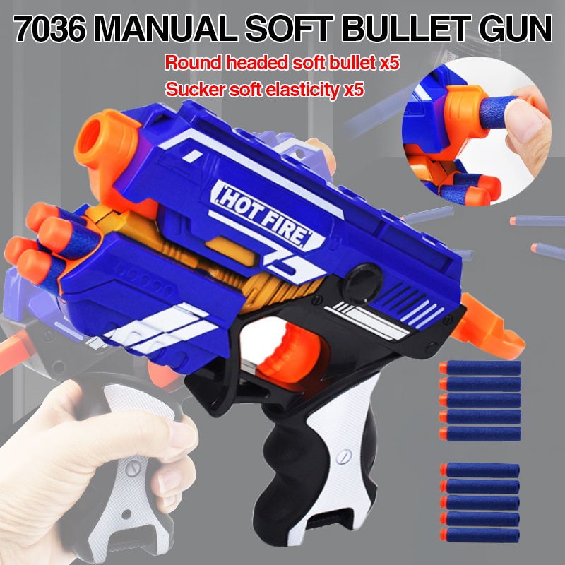 toys for boy kids Children soft bullet gun toys Range of 8meters (with ...