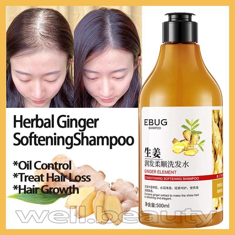 Professional Ginger Shampoo Anti Hair Loss Smoothing Shampoo Fast