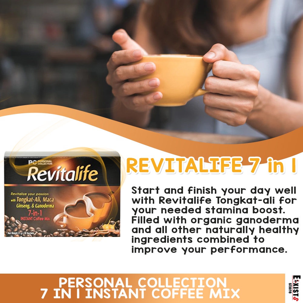 Personal Collection Revitalife 7in1 Instant Coffee 20Sachets Boost