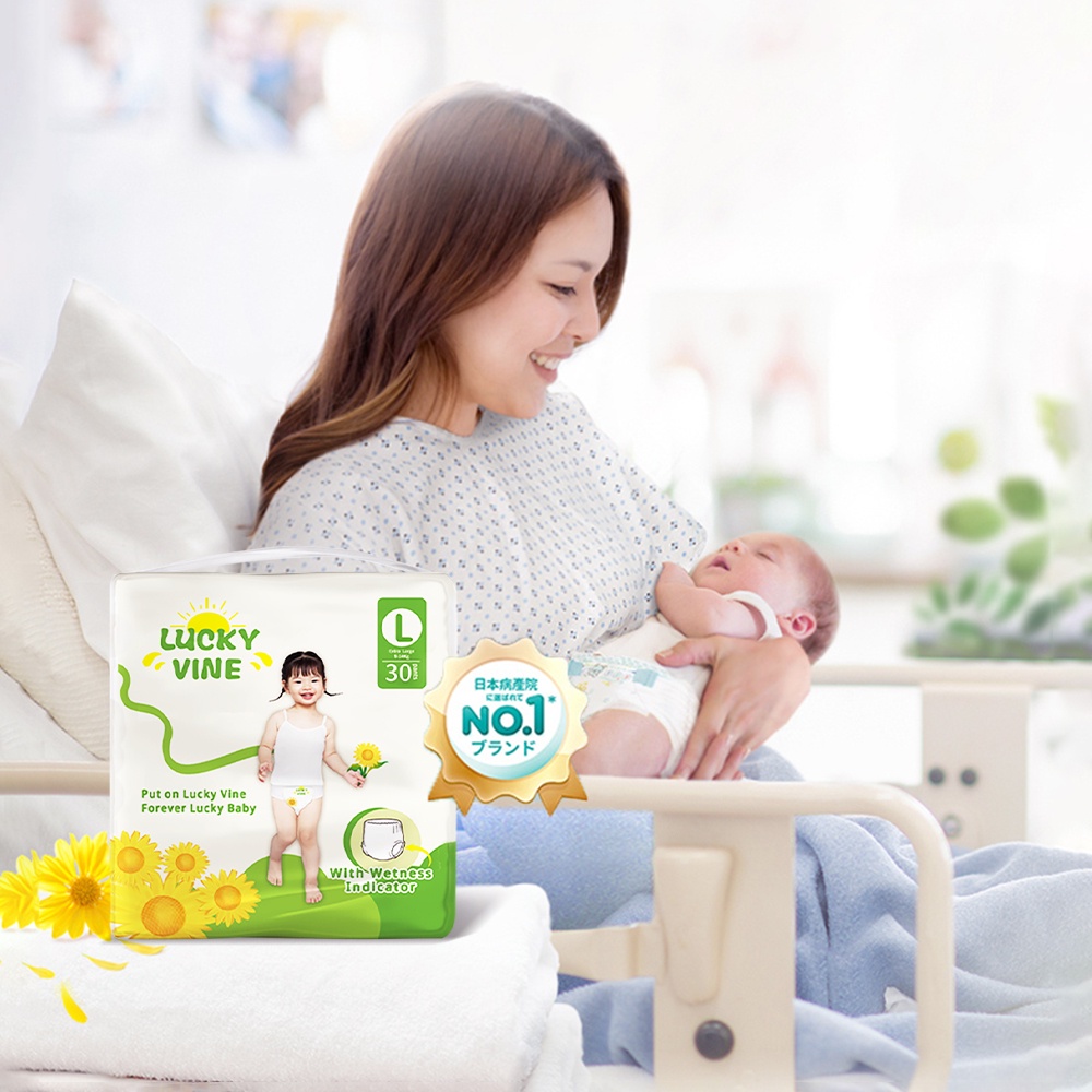 Baby Diaper Disposable Newborn Tape Diaper Size XL(12-17kg)30Pcs Send Baby wipes More and Cheaper