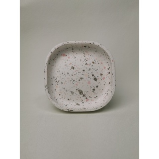 [CREACION STUDIOS] Rounded square trinket tray aesthetic marbled or terrazzo for home decor gift #5