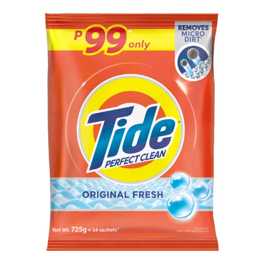 Tide Powder Detergent Perfect Clean Original Scent 725g Shopee
