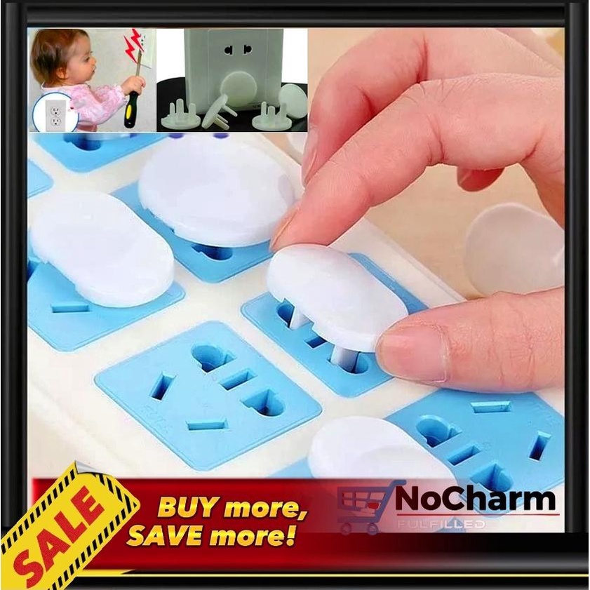 NoCharm 1pcs Power Safety Protector Plastic Socket Outlet Plug Cover