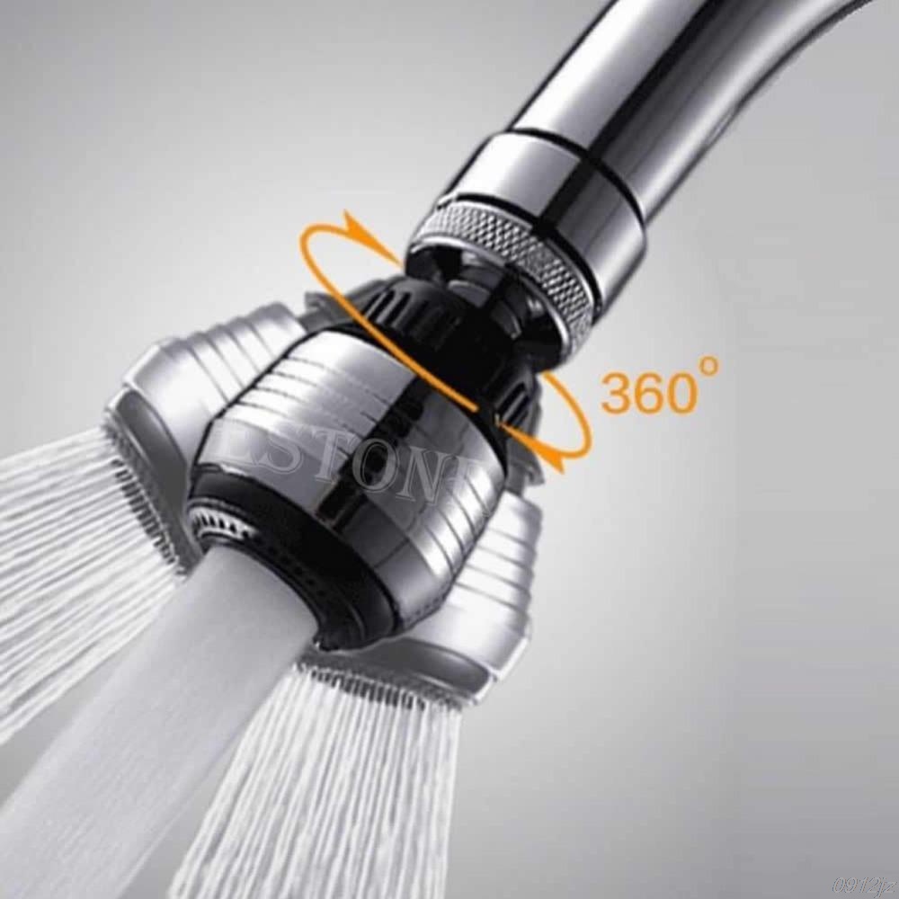 360 Degree Water Bubbler Swivel Head Saving Tap Faucet Aerator Connector Diffuser Nozzle Filter Me
