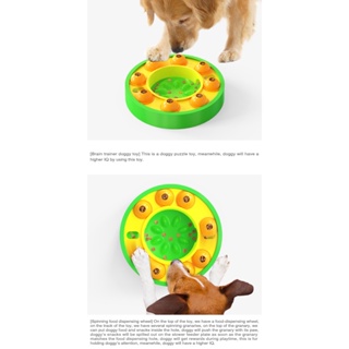 & New Intelligent Interactive Dog Toy Training Treasure Hunting Slow Food Leakage Plate Pet Supplies