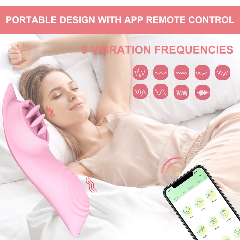 APP Remote Control Wearable Panty Vibrators for Women for Women Clitoral Stimulator Massage Sex Toys