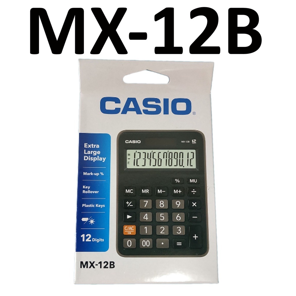 ORIGINAL CASIO CALCULATOR MX-12B 12 DIGITS