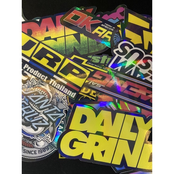 HOLOGRAM HOLOGRAPHIC MOTORCYCLE VISOR HELMET VINYL STICKER BEST SELLER WATERPROOF SCRATCHPROOF