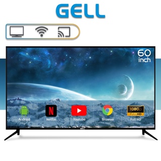 Gell tv 60 inch smart tv 55 inch smart tv Android led tv FHD promo