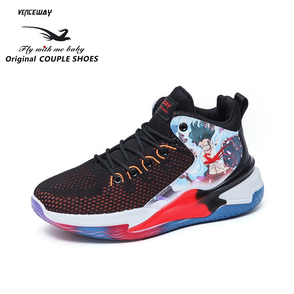 Venceway Men Shoes Running Shoes Rubber Shoes Korean Style Men Shoes Mens Sneakers Couples K345 7396