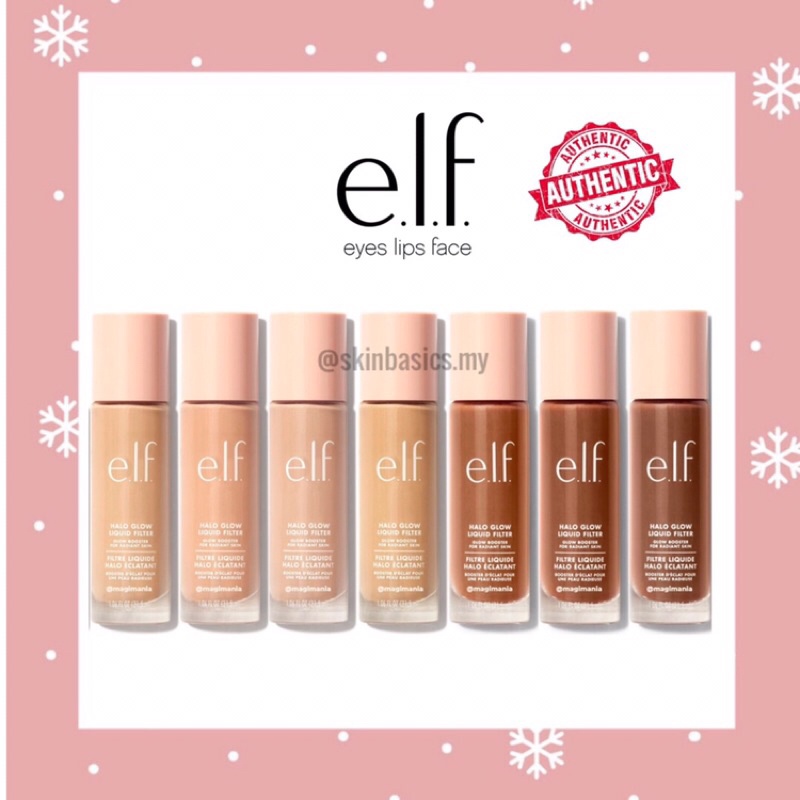 ELF Halo Glow Liquid Filter Foundation 31 5ml Shopee Philippines