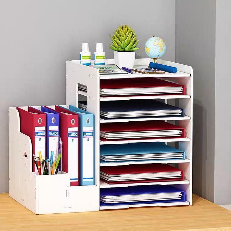 [multi-grid Shelf] Office Desktop A4 Multi-layer File Rack Large 