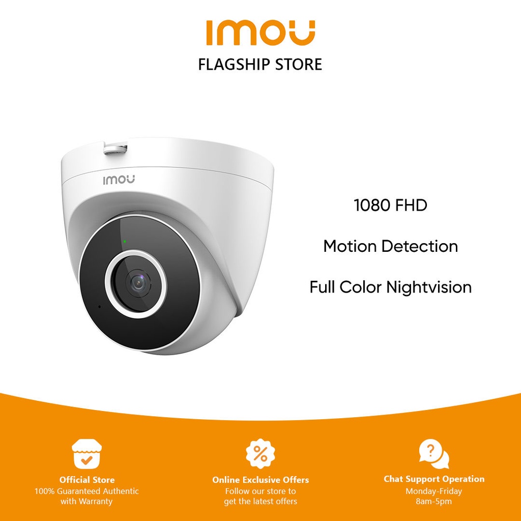 IMOU Ipc-T22a Poe CCTV, 1080p, 2.8mm Fixed Lens, Motion Detection ...