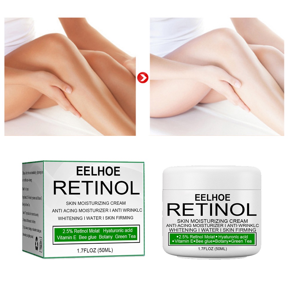 Original 50ml Eelhoe Retinol Whitening Cream Bleaching Face Body Lightening Cream Underarm 6275